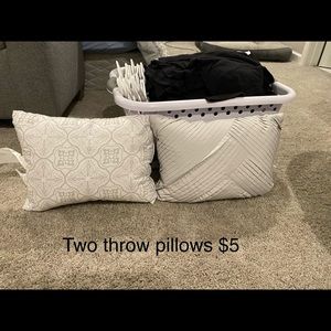 Throw pillows